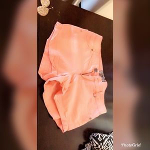Peach shorts